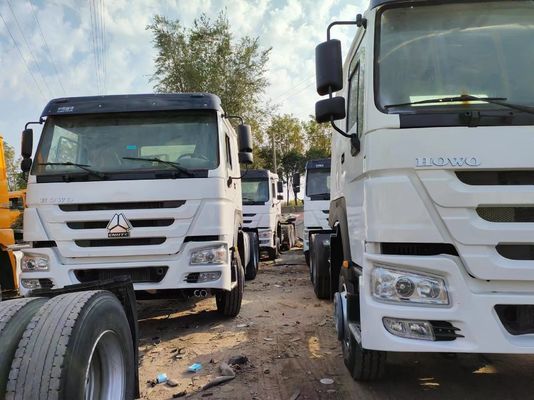 HOWO Sinotuck 6*4 Traktor Lkw Weiß Farbe mit Rohrlosen Reifen Design 8500x2500x3600mm