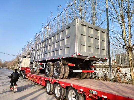 GCC-zertifizierter Shacman F3000 8*4 Kipping Dump Truck mit 6-8L Motorkapazität in Grau