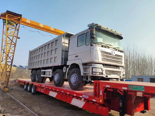 GCC-zertifizierter Shacman F3000 8*4 Kipping Dump Truck mit 6-8L Motorkapazität in Grau