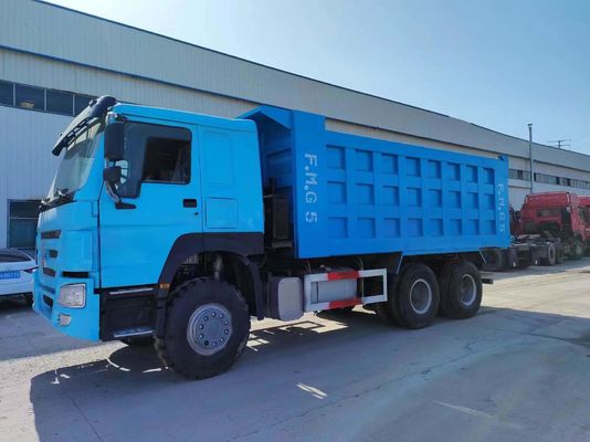 375 PS Gebraucht-Peacock Blau Sinotruck HOWO 6*4 Müllwagen mit Euro 3/4/5 Emission