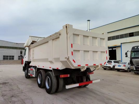 6-8L Motorkapazität Weiß HOWO 6*4 Kipper Truck Bau von Baustoffen