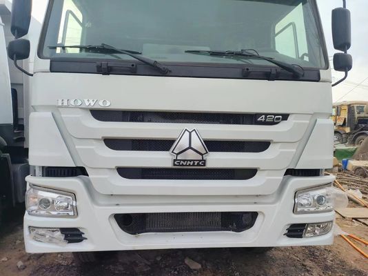 High Horsepower Gebraucht Sinotruk HOWO 8*4 Müllwagen mit Radialreifen 12 Reifen
