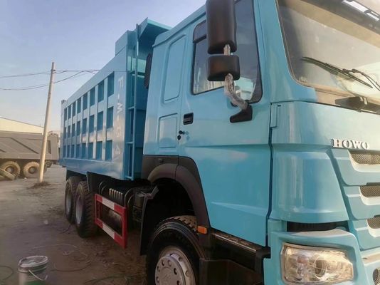 Sinotruck HOWO 6*4 Dump Truck Peacock Blau mit Radial Reifen Design GCC Zertifizierung