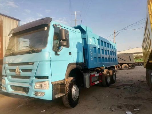 Sinotruck HOWO 6*4 Dump Truck Peacock Blau mit Radial Reifen Design GCC Zertifizierung