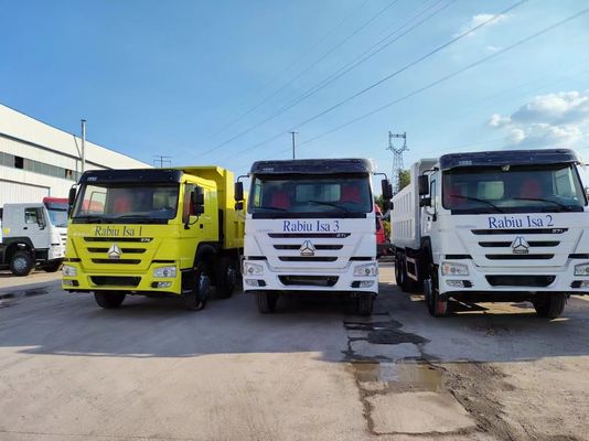 HOWO Dump Truck in den Philippinen mit ISO-Zertifizierung und Frontlifting-Stil