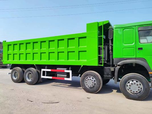 Gebrauchtes Sinotruck HOWO 6*4 Dump Truck Grüner Großlastwagen Motor mit Kapazität 6-8L
