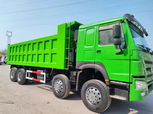 Gebrauchtes Sinotruck HOWO 6*4 Dump Truck Grüner Großlastwagen Motor mit Kapazität 6-8L