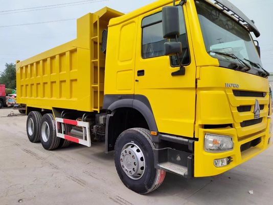 Handgetriebe Typ Sinotruk HOWO Dumper Truck 10 Räder Gelber Farb Tipping Truck
