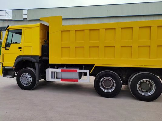 Handgetriebe Typ Sinotruk HOWO Dumper Truck 10 Räder Gelber Farb Tipping Truck