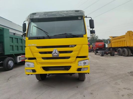 Handgetriebe Typ Sinotruk HOWO Dumper Truck 10 Räder Gelber Farb Tipping Truck