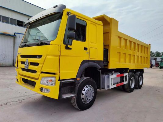 Handgetriebe Typ Sinotruk HOWO Dumper Truck 10 Räder Gelber Farb Tipping Truck