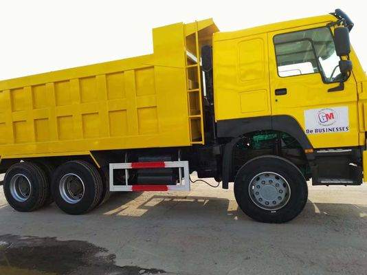 Handgetriebe Typ Sinotruk HOWO Dumper Truck 10 Räder Gelber Farb Tipping Truck
