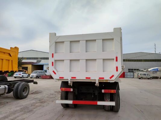 Sinotruck HOWO 6*4 zweitgebrauchter weißer U-Dump Truck mit Handgetriebe