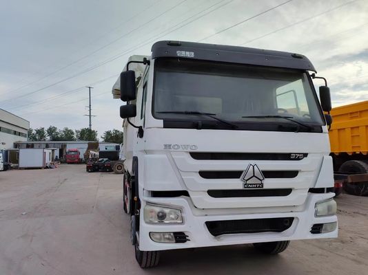 Sinotruck HOWO 6*4 zweitgebrauchter weißer U-Dump Truck mit Handgetriebe