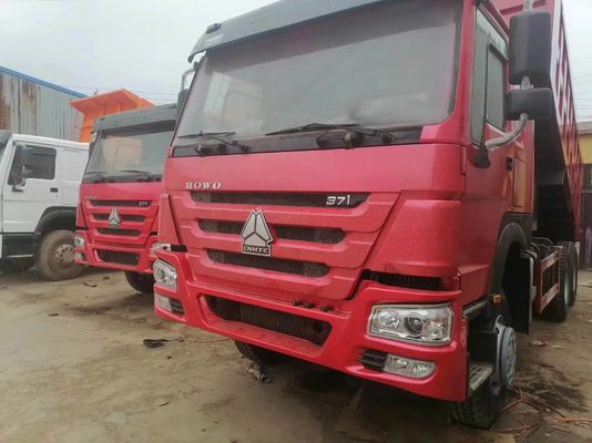 Sinotruk HOWO 6X4 371HP Dump Truck Tipper Dumper mit roter Farbe HOWO Antriebsrad 6×4