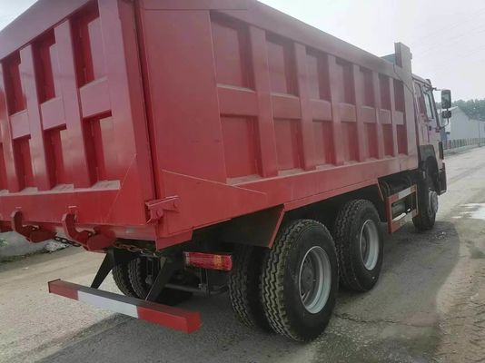 Sinotruk HOWO 6X4 371HP Dump Truck Tipper Dumper mit roter Farbe HOWO Antriebsrad 6×4