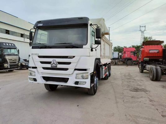 Gebrauchtes Weiß HOWO 6*4 Müllwagen Kipper Truck Bau 30 Tonnen 40 Tonnen Reifen 12.00r20