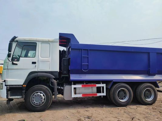 6X4 375 PS U-Share Second Hand HOWO Dump Truck Motor Kapazität 6-8 L PS 351-450 PS