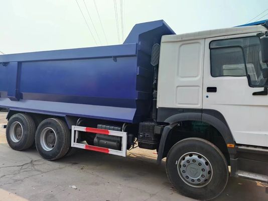 6X4 375 PS U-Share Second Hand HOWO Dump Truck Motor Kapazität 6-8 L PS 351-450 PS