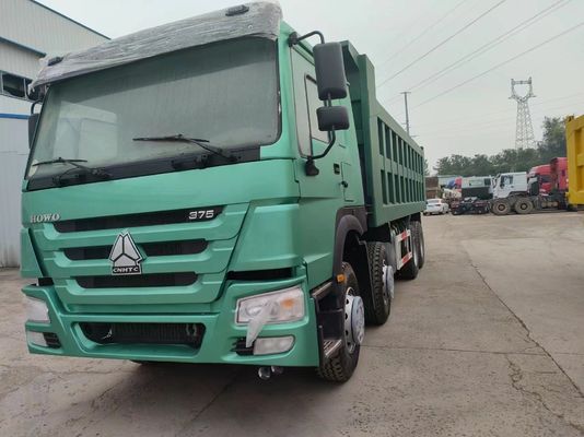 375 PS Sinotruk HOWO 8*4 Dump Truck Secondhand Truck 12 Räder Vorderheben Stil