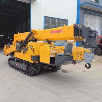 CE-Zertifizierung 8t Mini Crawler Spider Crane für das Heben in Baustoffgeschäften