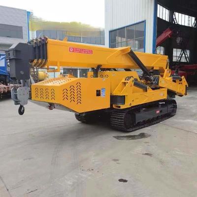 CE-Zertifizierung 8t Mini Crawler Spider Crane für das Heben in Baustoffgeschäften