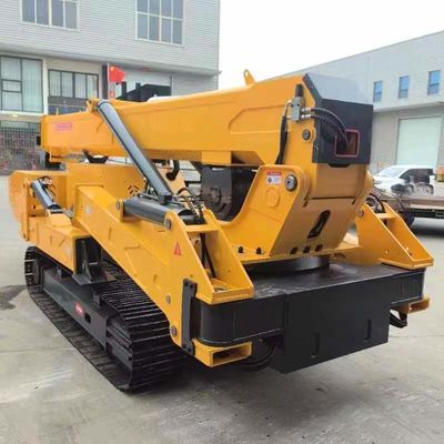CE-Zertifizierung 8t Mini Crawler Spider Crane für das Heben in Baustoffgeschäften