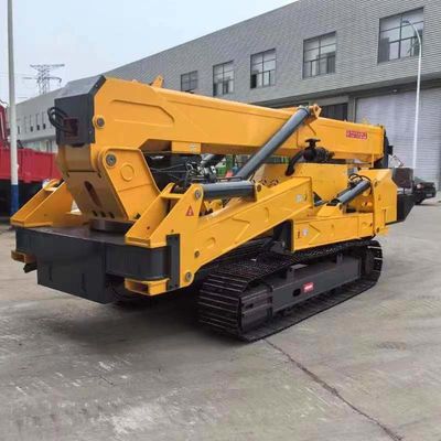 CE-Zertifizierung 8t Mini Crawler Spider Crane für das Heben in Baustoffgeschäften