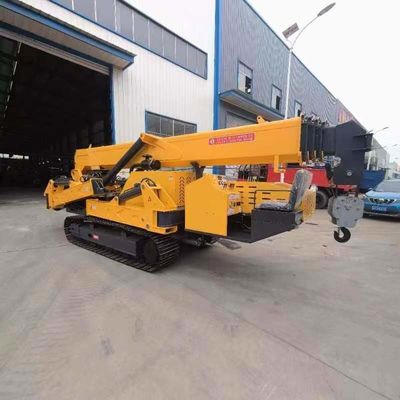 CE-Zertifizierung 8t Mini Crawler Spider Crane für das Heben in Baustoffgeschäften