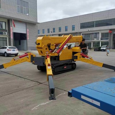 Große Promotion Mobile Spider Crane 5 Tonnen mit kundenspezifischem Kran-Gib und CE-Zertifizierung