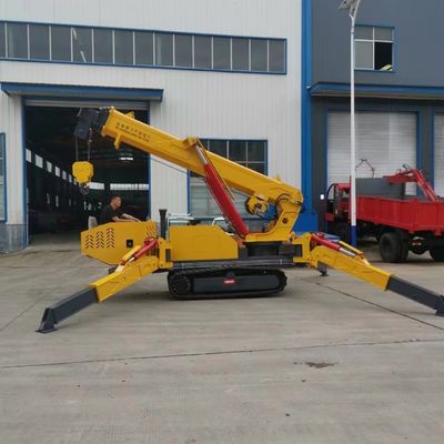 Große Promotion Mobile Spider Crane 5 Tonnen mit kundenspezifischem Kran-Gib und CE-Zertifizierung