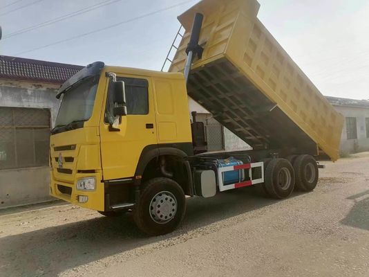 10 Räder Gelb HOWO Sinotruk 6X4 Bergbaufahrzeug mit 351-450 PS