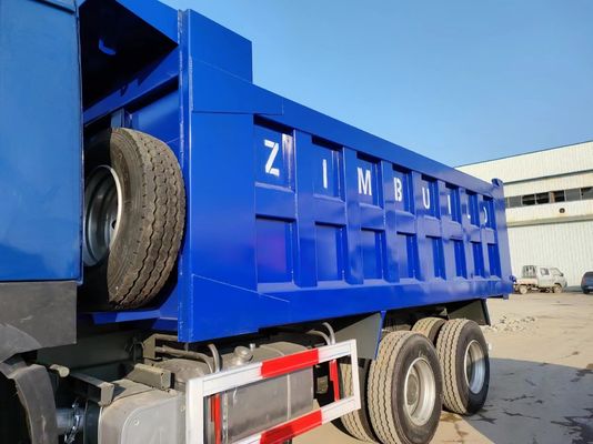 Handgetriebe Typ 6×4 Antriebsrad Sinotruck HOWO Blauer Müllwagen 10 Reifen