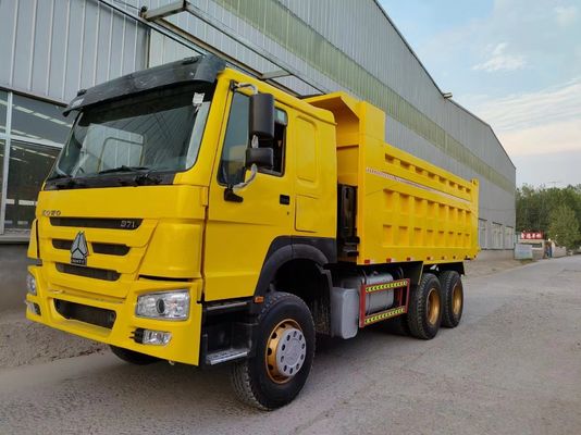 Weißer HOWO 6*4 Müllwagen Kipper Truck Konstruktion 40-50 t mit Radialreifen