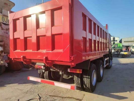 10 Reifen Rot HOWO 6*4 Dump Truck und Gebraucht 351-450 PS mit Radial-Design