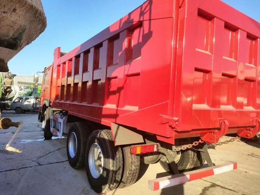 10 Reifen Rot HOWO 6*4 Dump Truck und Gebraucht 351-450 PS mit Radial-Design