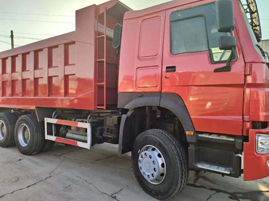 10 Reifen Rot HOWO 6*4 Dump Truck und Gebraucht 351-450 PS mit Radial-Design