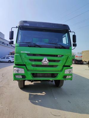 Sinotruk HOWO 8*4 Dump Truck 375 PS Grüne Farbe 10500 x 2600m x 3400mm