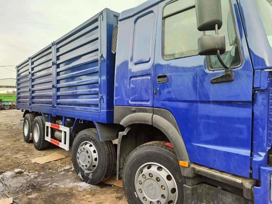Sinotruck HOWO Blau 8*4 Box Truck 10 Reifen Gebrauchtwagen mit 6×4 Antriebsrad