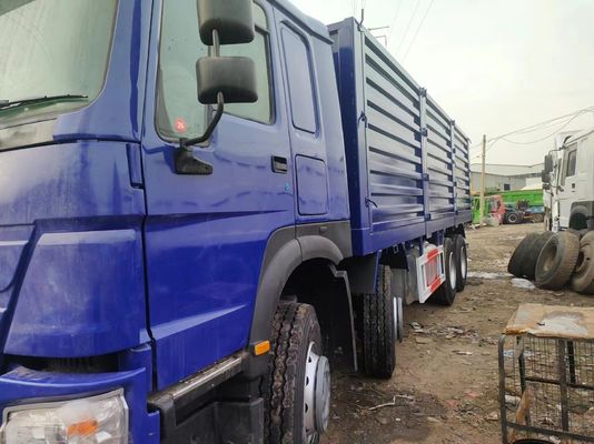 Sinotruck HOWO Blau 8*4 Box Truck 10 Reifen Gebrauchtwagen mit 6×4 Antriebsrad