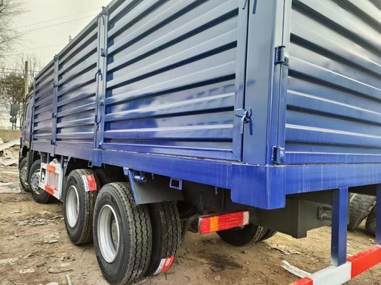 Sinotruck HOWO Blau 8*4 Box Truck 10 Reifen Gebrauchtwagen mit 6×4 Antriebsrad