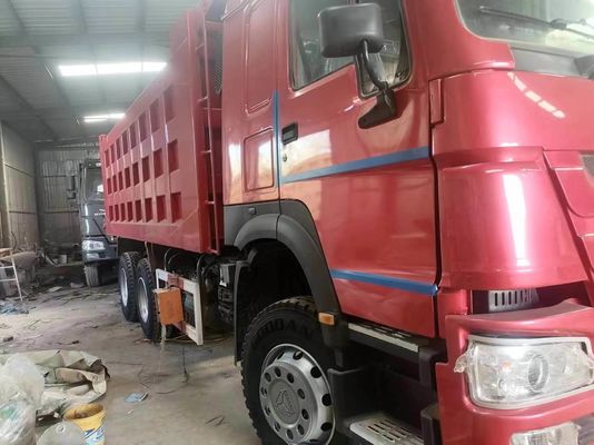 6X4 HOWO 16 20 Kubikmeter 10 Räder Dieselmotor Bergbaudump Truck Tipper Truck in Rot