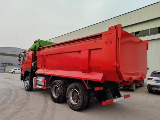 Radiale Reifenentwurf HOWO 6*4 10t Tipper Truck für den Bau