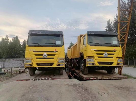 6X4 Antriebsrad HOWO Truck 371 Tipper Gebraucht-Dump Trucks mit 6-8L Motorkapazität
