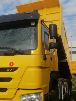 6X4 Antriebsrad HOWO Truck 371 Tipper Gebraucht-Dump Trucks mit 6-8L Motorkapazität
