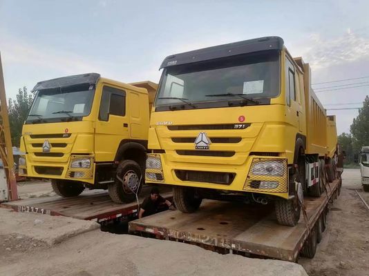6X4 Antriebsrad HOWO Truck 371 Tipper Gebraucht-Dump Trucks mit 6-8L Motorkapazität
